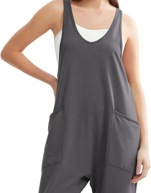 Load image into Gallery viewer, Lovelet V-Neck Wide Strap Overalls
