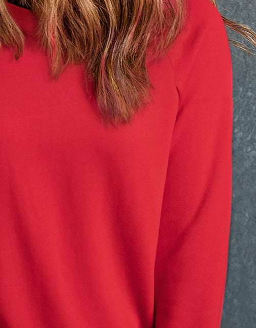 Load image into Gallery viewer, Round Neck Long Sleeve Sweatshirt
