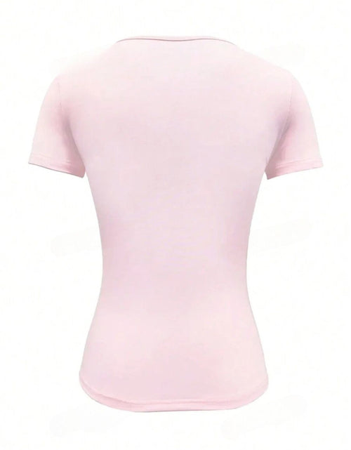 Load image into Gallery viewer, Round Neck Short Sleeve T-Shirt
