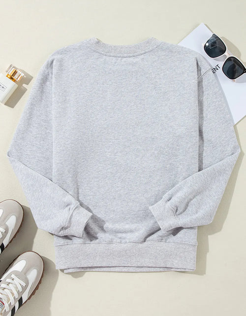 Load image into Gallery viewer, Round Neck Long Sleeve Sweatshirt
