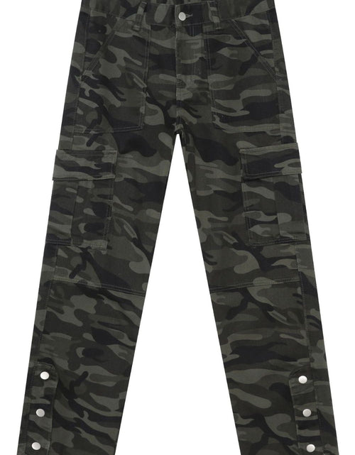 Load image into Gallery viewer, Men's Camouflage Jeans with Cargo Pockets
