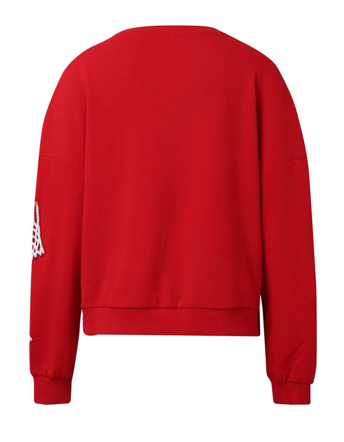 Load image into Gallery viewer, Basketball Round Neck Long Sleeve Sweatshirt
