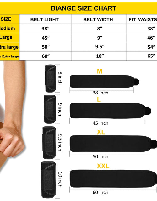 Load image into Gallery viewer, Waist Trainer for Women Men Sweat Belt Waist Trimmer Belly Band Stomach Wraps
