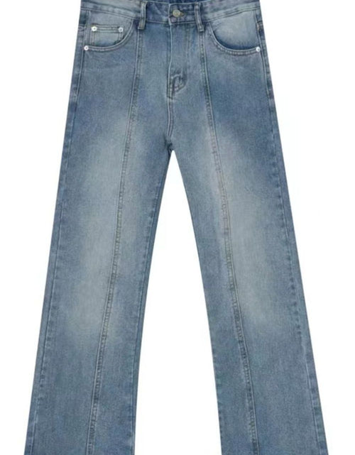 Load image into Gallery viewer, Raw Hem Jeans with Pockets
