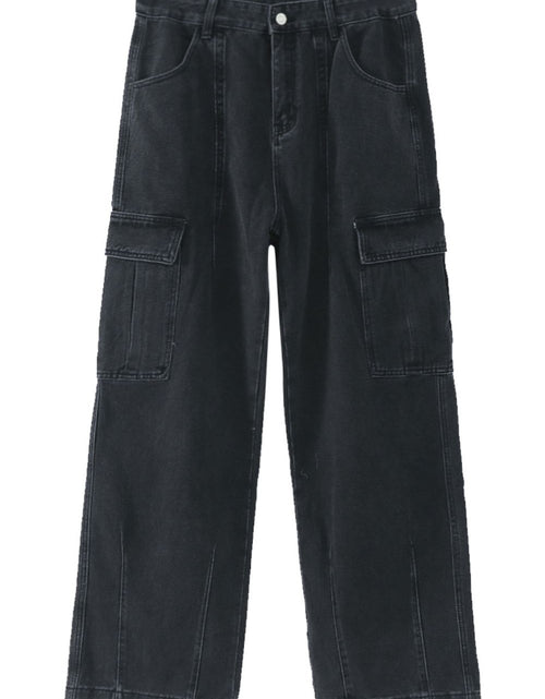 Load image into Gallery viewer, Wide Leg Jeans with Pockets
