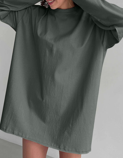 Load image into Gallery viewer, Round Neck Long Sleeve T-Shirt
