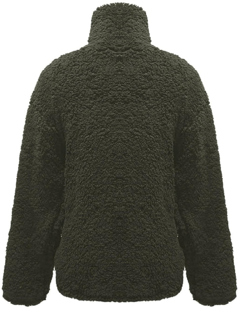 Load image into Gallery viewer, Fuzzy Turtleneck Long Sleeve Sweatshirt
