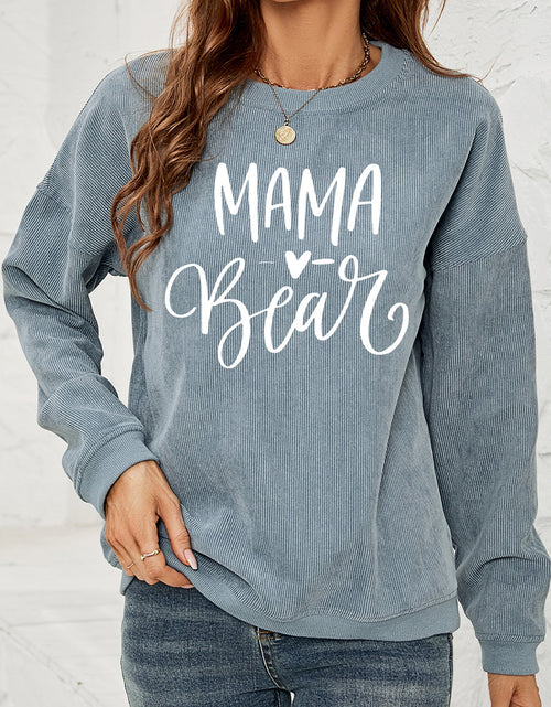 Load image into Gallery viewer, MAMA Graphic Round Neck Sweatshirt
