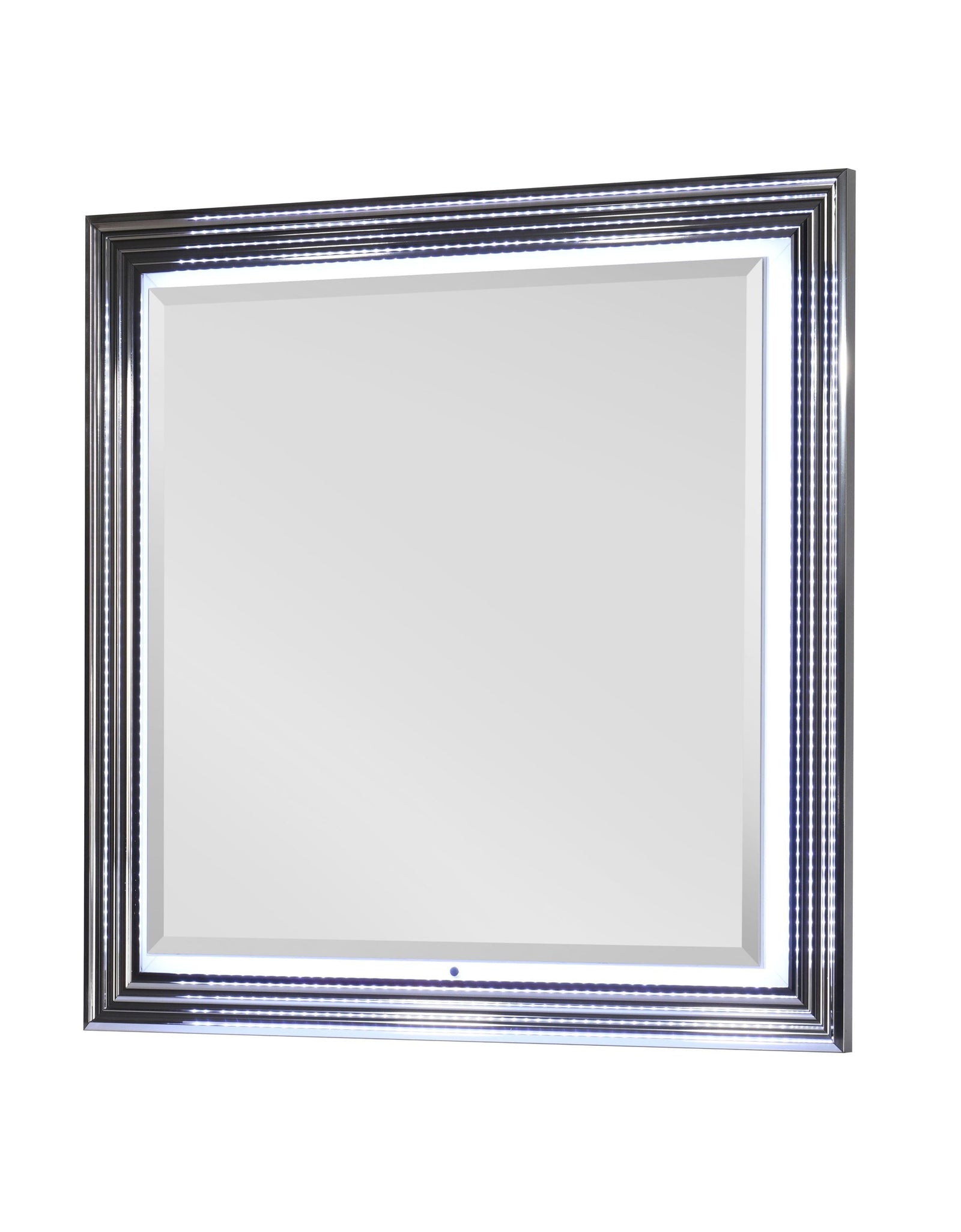 Moon - Smooth Mirror With LED - White by Couch.com