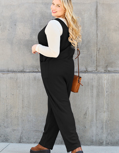 Load image into Gallery viewer, Double Take Full Size Sleeveless Straight Jumpsuit
