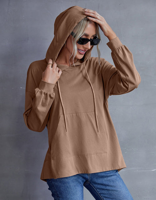 Load image into Gallery viewer, Ivy Lane Drawstring Pocketed Dropped Shoulder Hoodie
