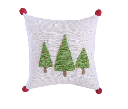 Load image into Gallery viewer, Three Tree 12" Pillow, Ecru by Melange Collection
