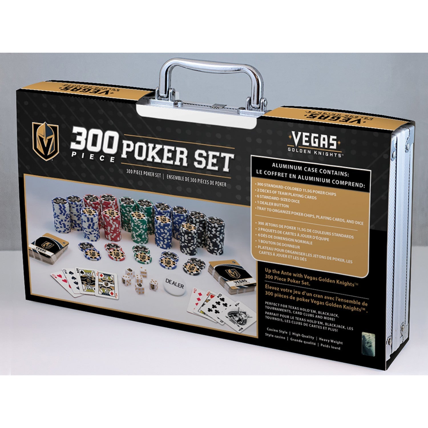 Las Vegas Golden Knights 300 Piece Poker Set by MasterPieces Puzzle Company INC
