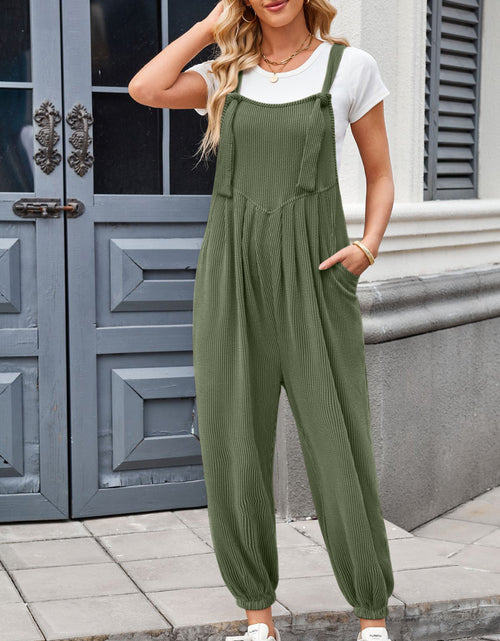 Load image into Gallery viewer, Lovelet Knotted Strap Overalls with Pockets
