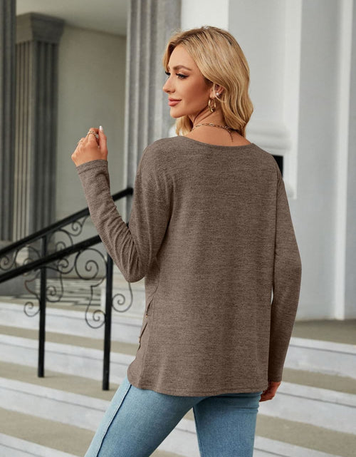 Load image into Gallery viewer, Round Neck Long Sleeve T-Shirt
