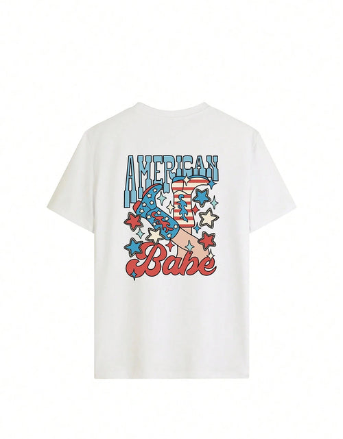 Load image into Gallery viewer, Graphic Round Neck Half Sleeve T-Shirt
