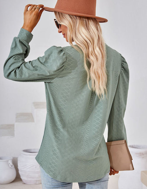 Load image into Gallery viewer, Notched Long Sleeve T-Shirt
