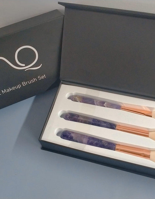 Load image into Gallery viewer, Gemstone Make Up Brushes by ZAQ Skin &amp; Body
