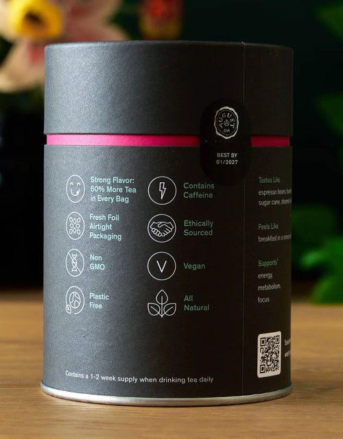 Load image into Gallery viewer, Jet Black - Roasty Coffee Black Tea - 15 Tea Bags
