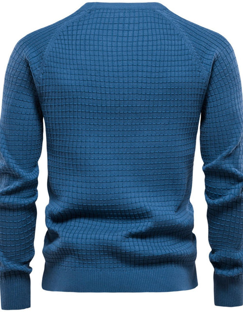 Load image into Gallery viewer, Texture Round Neck Long Sleeve Sweater
