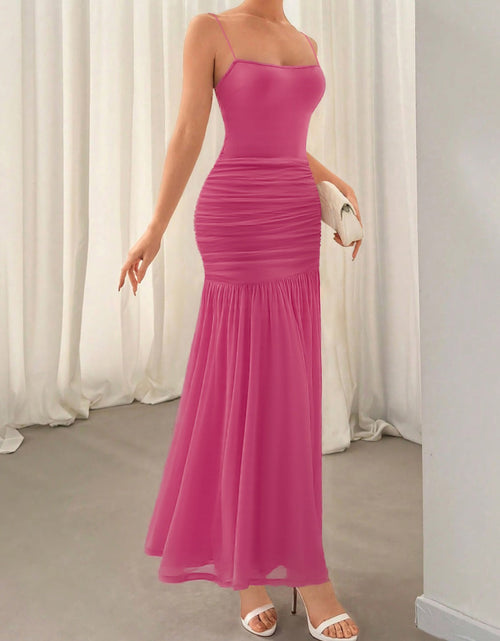 Load image into Gallery viewer, Ruched Maxi Cami Dress
