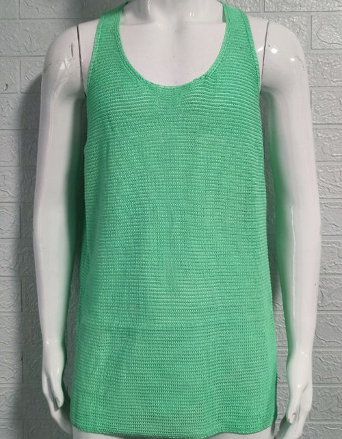 Load image into Gallery viewer, Men's Plus Size Scoop Neck Knit Tank
