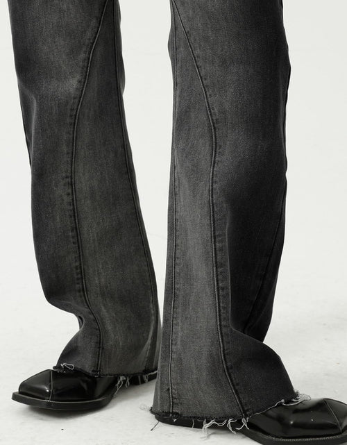 Load image into Gallery viewer, Frayed Hem Jeans with Pockets
