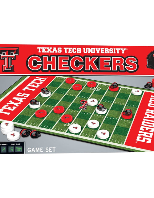 Load image into Gallery viewer, Texas Tech Red Raiders Checkers Board Game by MasterPieces Puzzle Company INC
