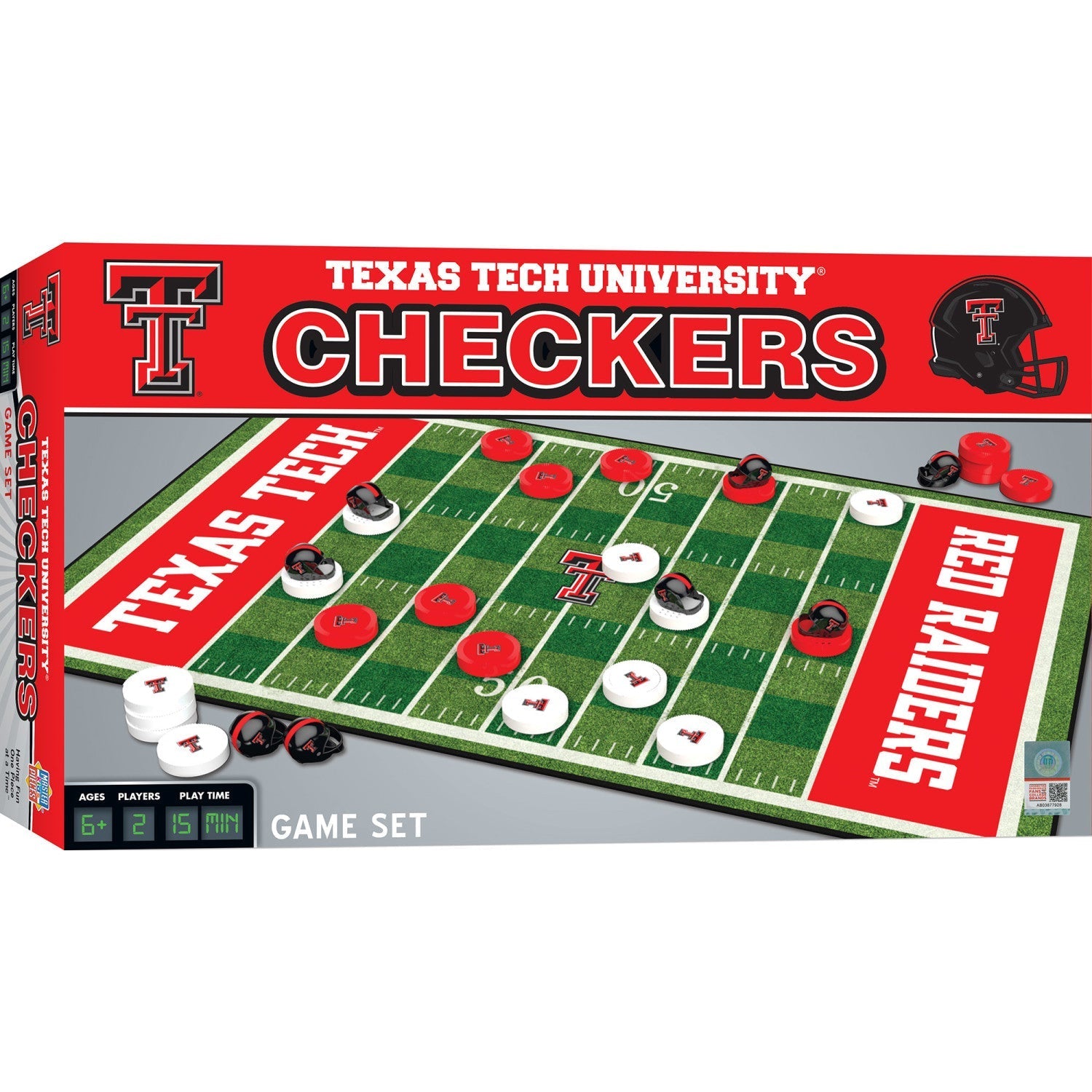 Texas Tech Red Raiders Checkers Board Game by MasterPieces Puzzle Company INC
