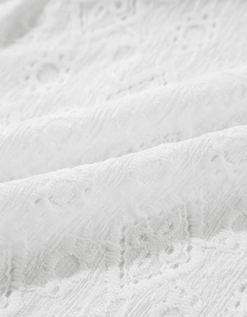 Load image into Gallery viewer, Lace Sleeveless Tied Waist Mini Dress
