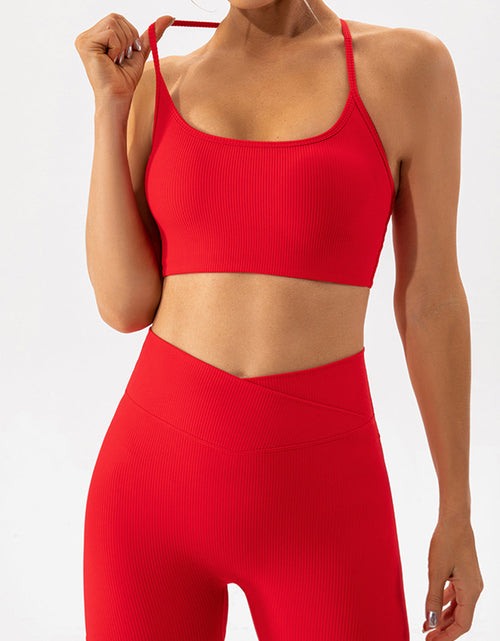 Load image into Gallery viewer, Spaghetti Strap Active Bra
