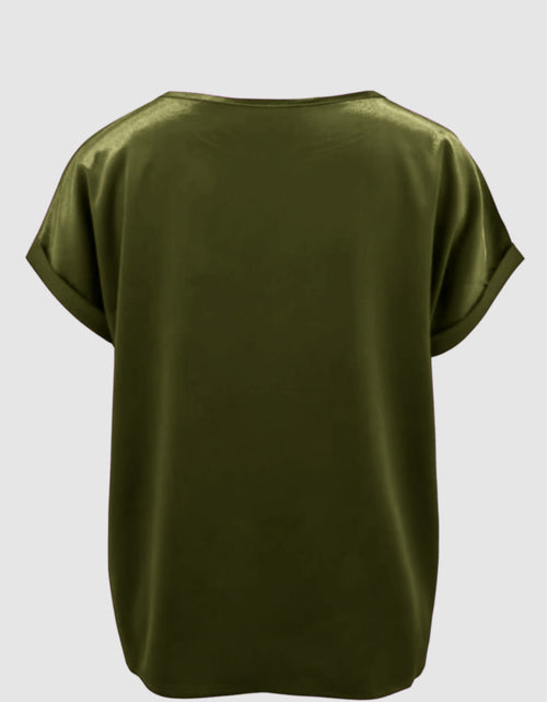 Load image into Gallery viewer, Round Neck Short Sleeve T-Shirt
