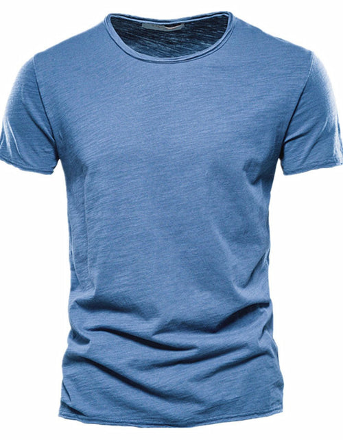 Load image into Gallery viewer, Men's Full Size Round Neck Short Sleeve T-Shirt Plus Size
