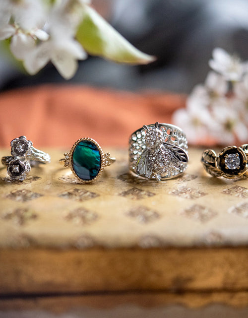 Load image into Gallery viewer, FIVE FOR ONE -Mix of 5 Vintage/Antique Rings for Women We Select Per Your Specifications Made in America - Bulk Pack by PVD Vintage Jewelry
