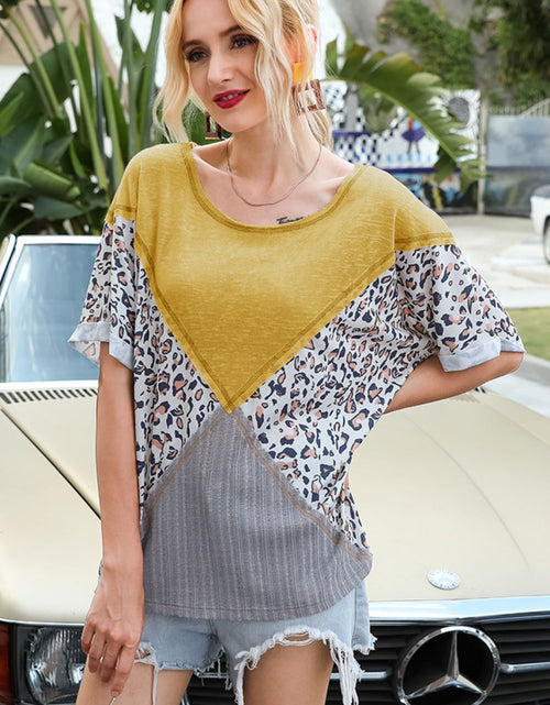 Load image into Gallery viewer, Ivy Lane Printed Round Neck Short Sleeve Tee
