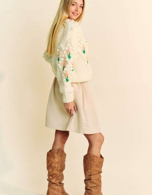 Load image into Gallery viewer, Davi &amp; Dani Floral Pattern Button Down Cardigan
