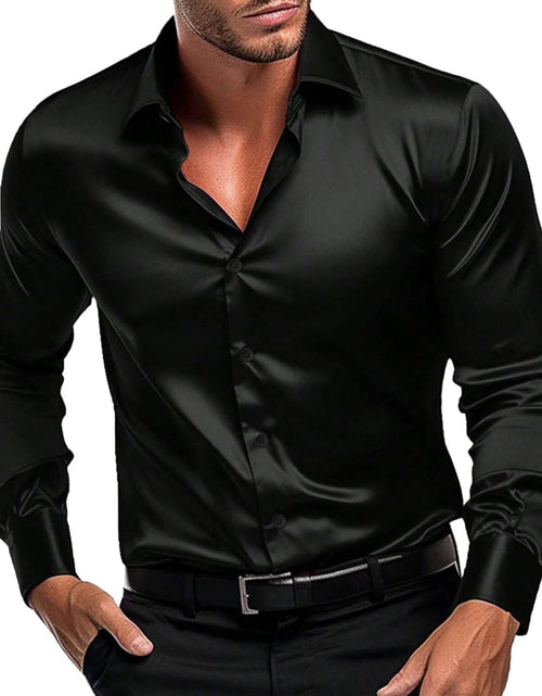 Load image into Gallery viewer, Men's Button Down Long Sleeve Shirt

