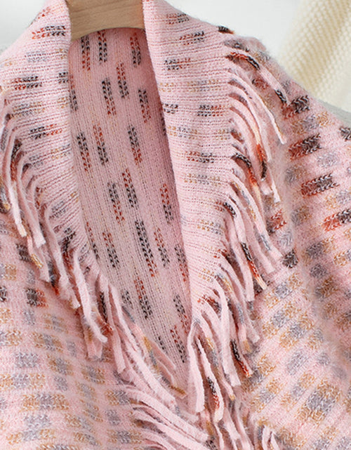 Load image into Gallery viewer, Fringe Open Front Half Sleeve Poncho
