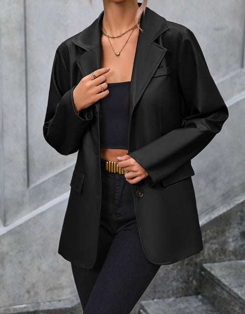 Load image into Gallery viewer, Ivy Lane Pocketed Button Up Collared Neck Blazer
