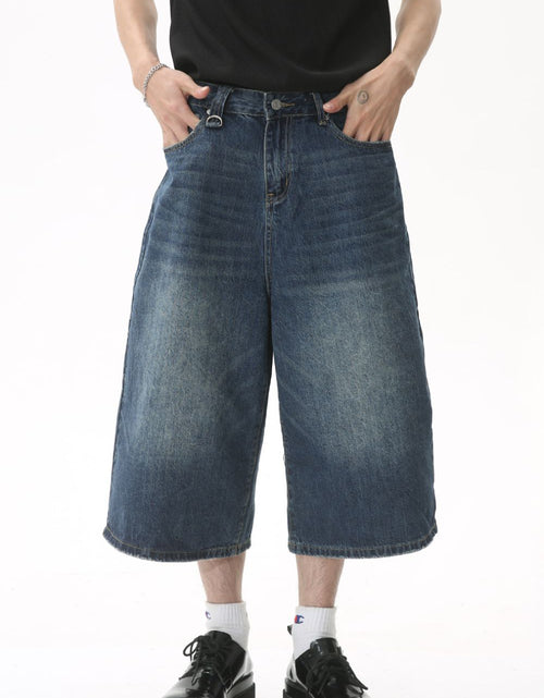 Load image into Gallery viewer, Wide Leg Cropped Jeans
