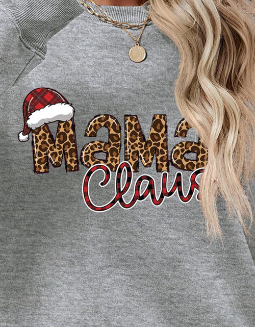 Load image into Gallery viewer, Round Neck Letter Graphic Long Sleeve Sweatshirt

