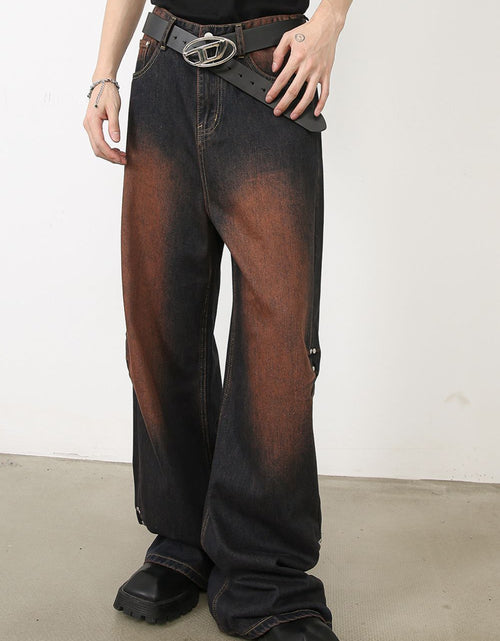 Load image into Gallery viewer, Men's Wasteland Style Wide Leg Jeans
