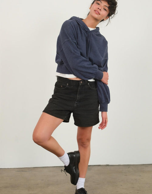 Load image into Gallery viewer, HYFVE Drop Shoulder Cropped Hoodie

