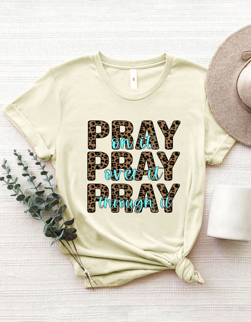 Load image into Gallery viewer, Letter Graphic Round Neck Short Sleeve T-Shirt
