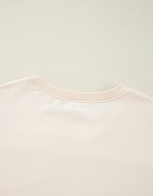 Load image into Gallery viewer, Slit Color Block Long Sleeve Sweatshirt
