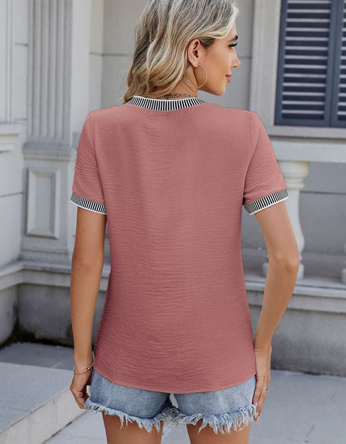 Load image into Gallery viewer, Round Neck Short Sleeve T-Shirt
