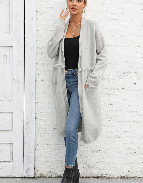Load image into Gallery viewer, Angel Wings Open Front Pocketed Cardigan

