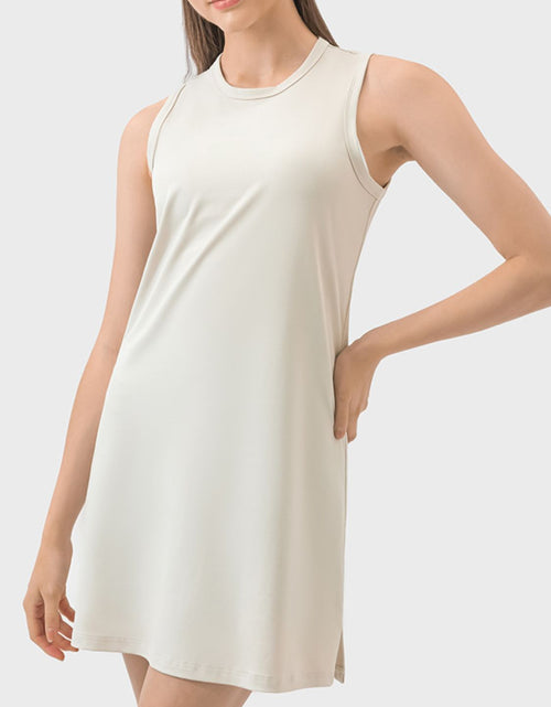 Load image into Gallery viewer, Millennia Round Neck Sleeveless Active Dress

