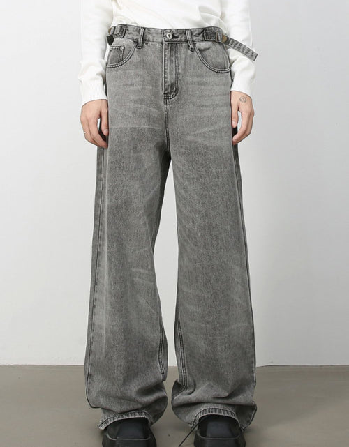 Load image into Gallery viewer, Men's Wide Leg Jeans with Pockets
