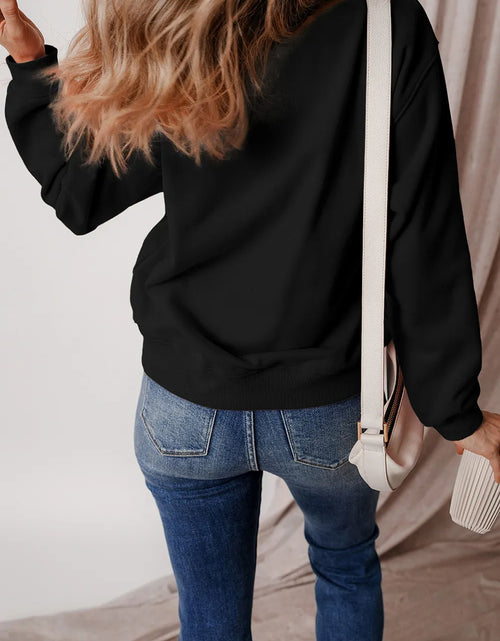 Load image into Gallery viewer, Jack-O'-Lantern Round Neck Long Sleeve Sweatshirt
